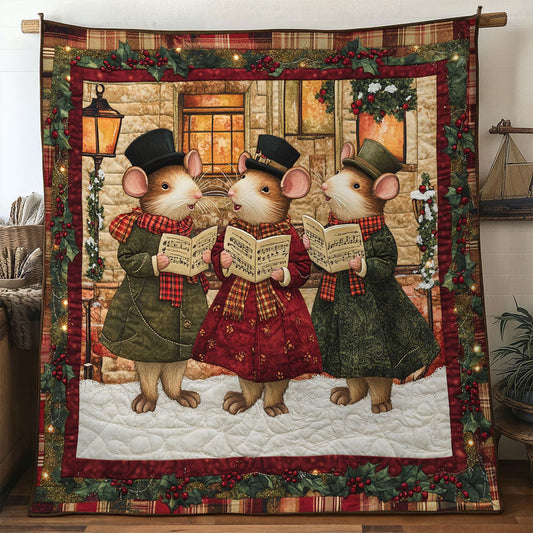 Joyful Carolers Mouse WN1311060CL Quilt
