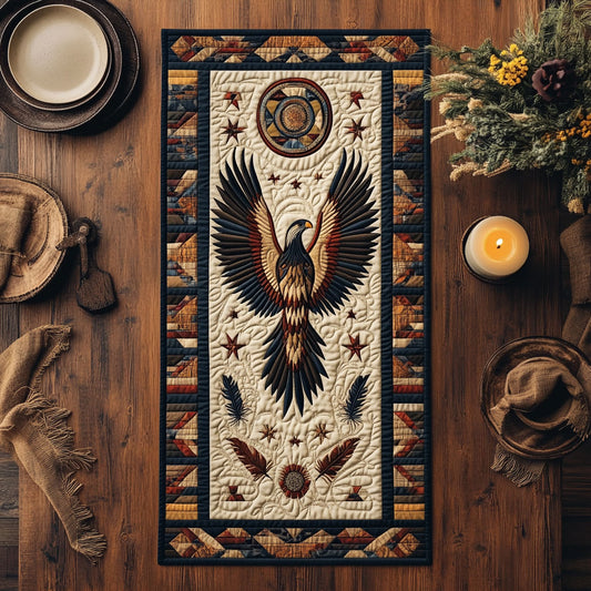 Eagle Native American CW2904031CL Quilted Table Runner