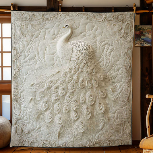 Royal White Peacock WN1002003CL Quilt