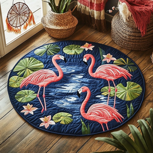 Flamingo WJ2504041CL Quilted Round Mat