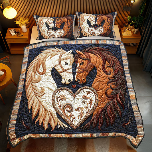 Valentine Couple Horse WP1112051CL Duvet Cover Set