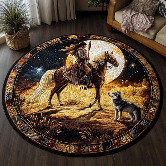 Native Night CM2105045CL Quilted Round Mat