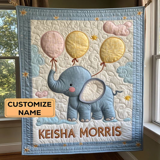 Sky Trotter CP2407024CL Personalized Baby Quilt
