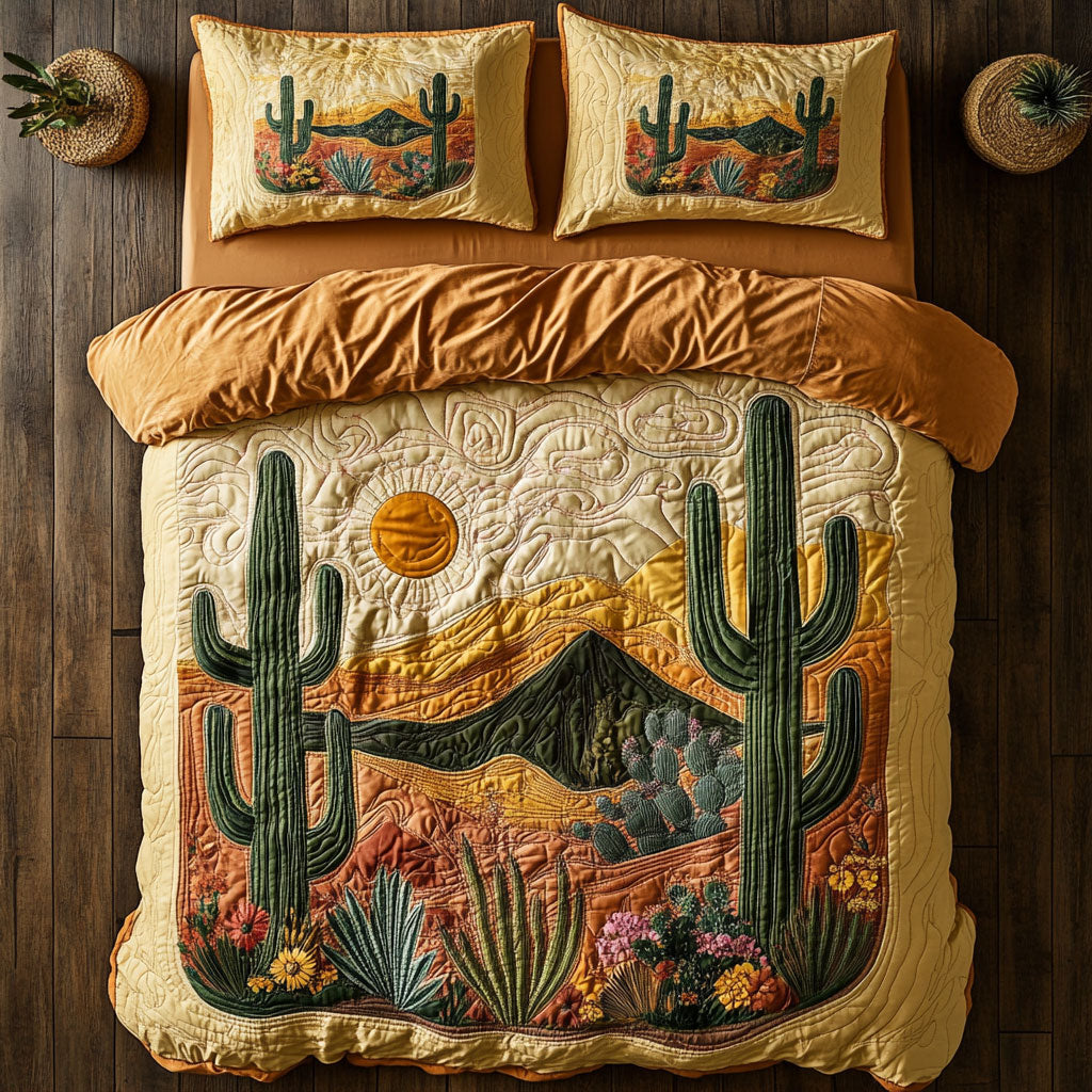 Desert Bloom Escape WX0407017CL Duvet Cover Set