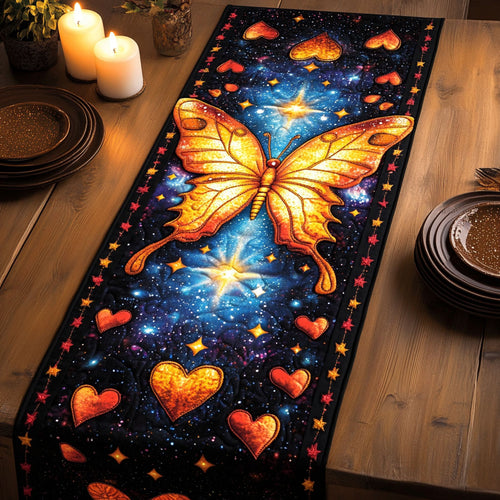 Glow Butterfly CW1401121CL Quilted Table Runner