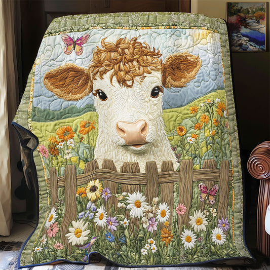Baby Cow In Highland WY2512001CL Quilt