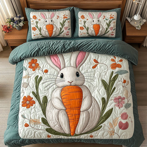 Rabbit Carrot Hug DH2009037CL Duvet Cover Set