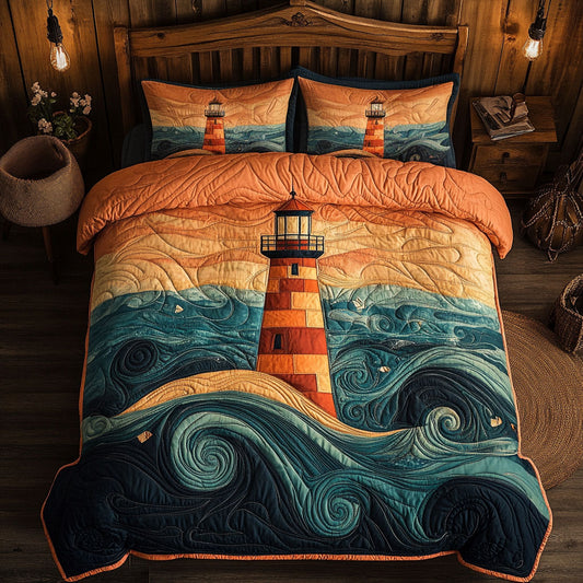 Sunset Lighthouse CM1904036CL Duvet Cover Set
