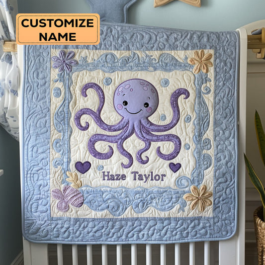 Squishy Splash WY0108042CL Personalized Baby Quilt