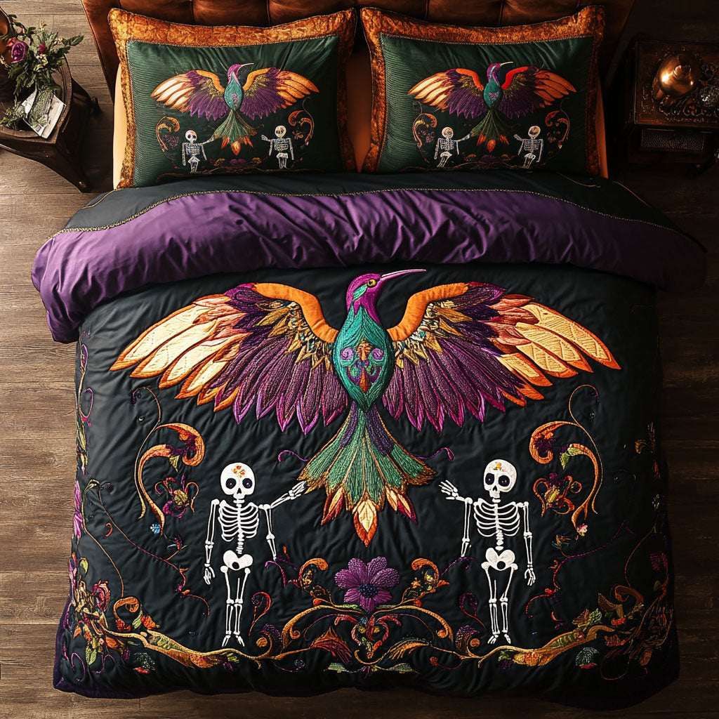 Skeleton Wingscape WN1607036CL Duvet Cover Set