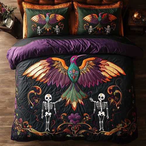 Skeleton Wingscape WN1607036CL Duvet Cover Set