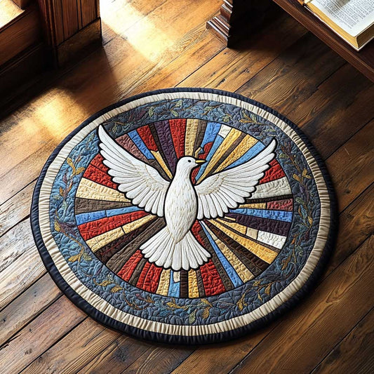 Spirit Dove Light WN2503129CL Quilted Round Mat