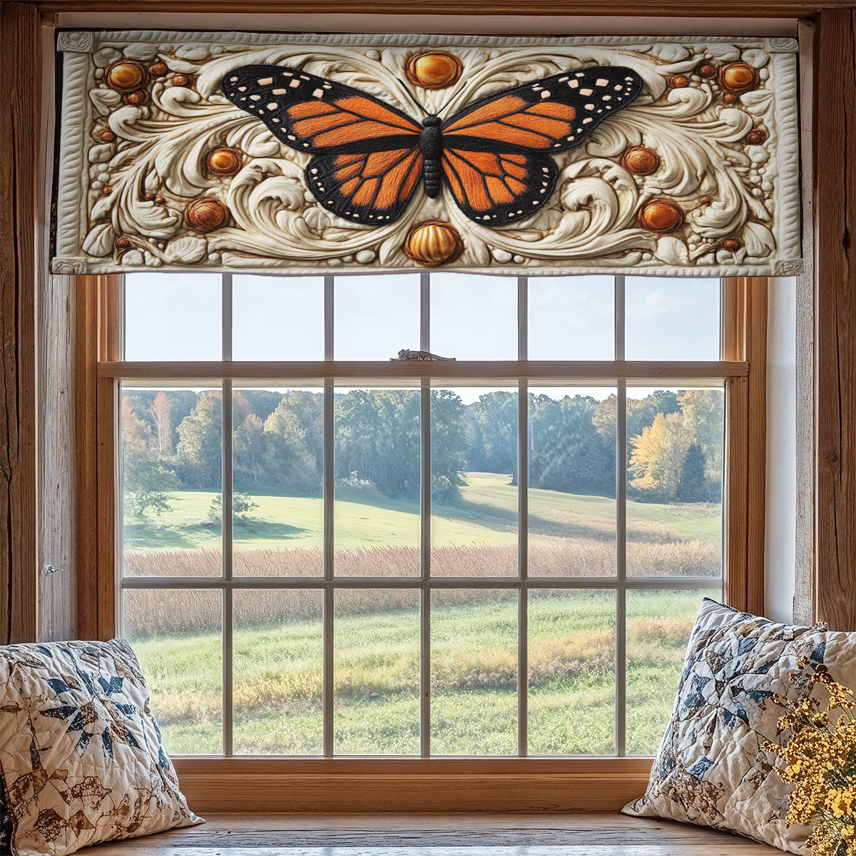 Butterfly WX1705004CL Quilted Valance