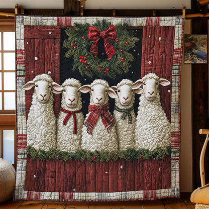 Plaid Border Sheep WN1711063CL Quilt