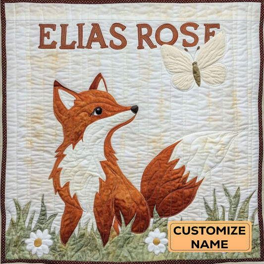 The Gentle Fox WJ2807013CL Personalized Baby Quilt