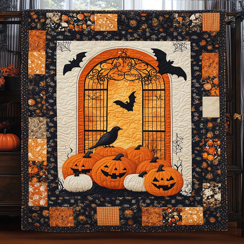 Gate To Ghoulish GardenWY2508015CL Quilt