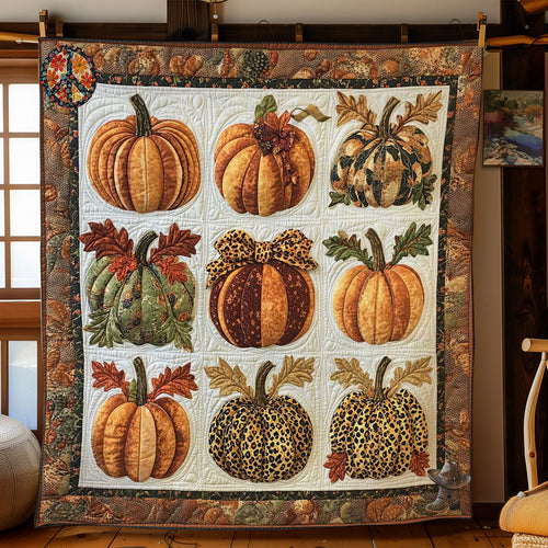 Leopard Pumpkin Patch WN2711055CL Quilt