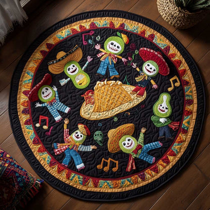 Mariachi Magic WN2103002CL Quilted Round Mat