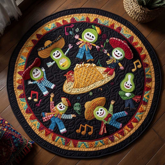 Mariachi Magic WN2103002CL Quilted Round Mat