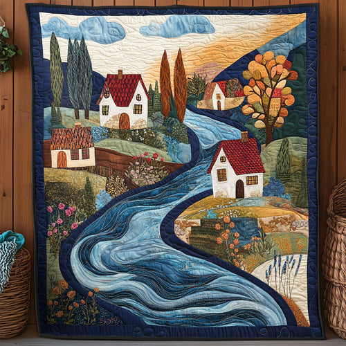 Countryside River Escape WY0307025CL Quilt