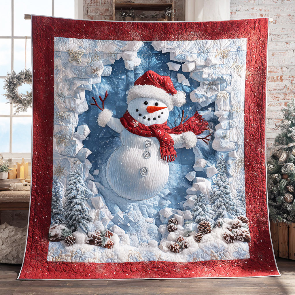 Snowman Charm CW1111048CL Quilt