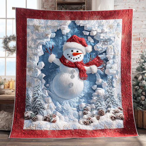 Snowman Charm CW1111048CL Quilt