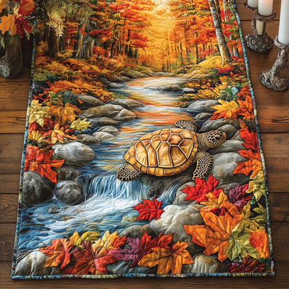 Autumn Shell CM2304034CL Quilted Table Runner