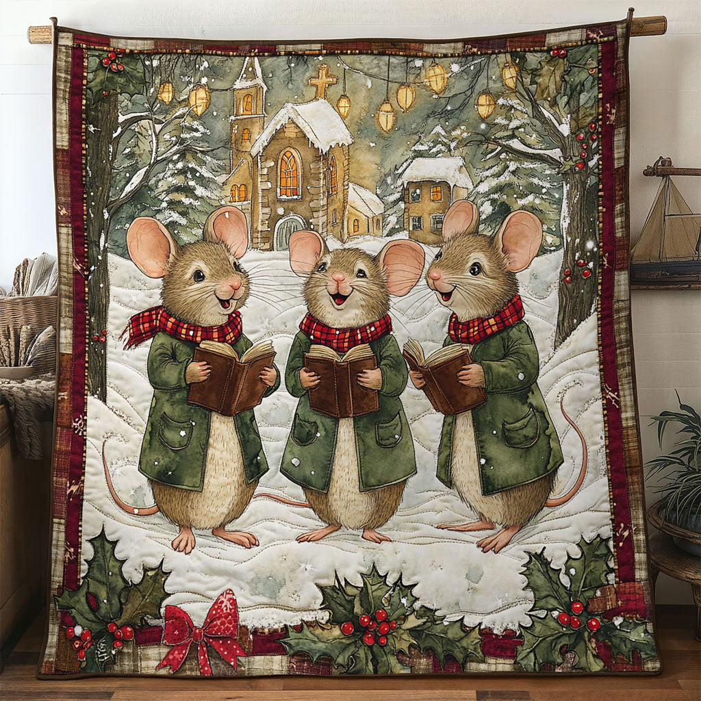 Winter Melody Mouse WN1311119CL Quilt