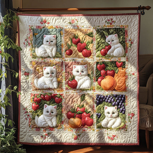 Fruit Garden Cats WY2208099CL Quilt