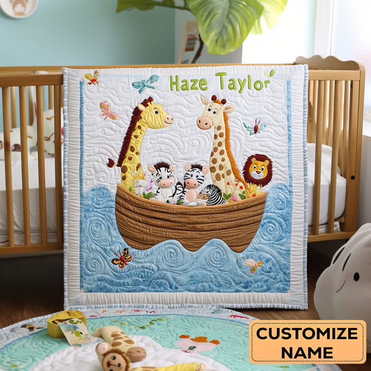 Critter Clipper Comfort WN2507010CL Personalized Baby Quilt