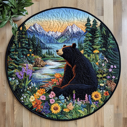 Mountain Bear CW3004062CL Quilted Round Mat