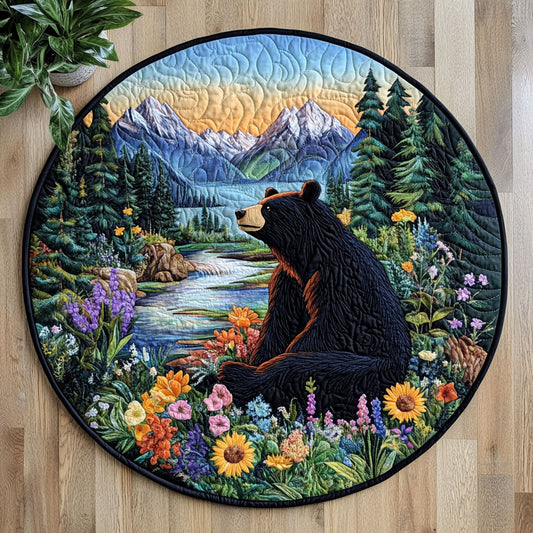 Mountain Bear CW3004062CL Quilted Round Mat