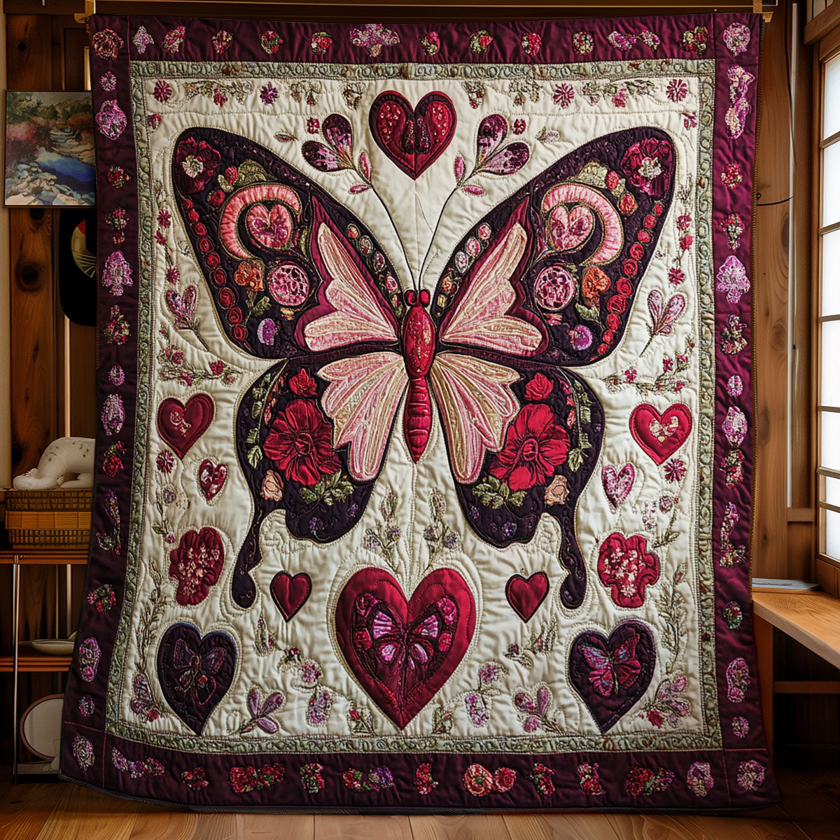 Butterfly WY1802003CL Quilt