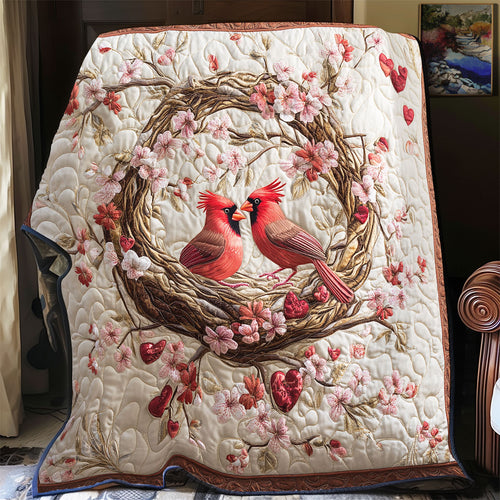 Cardinal Love Nest YR1101006CL Quilt