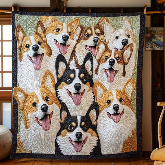 Corgi Squad CP1411007CL Quilt