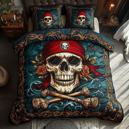 Ghost Ship Skull WN2308046CL Duvet Cover Set