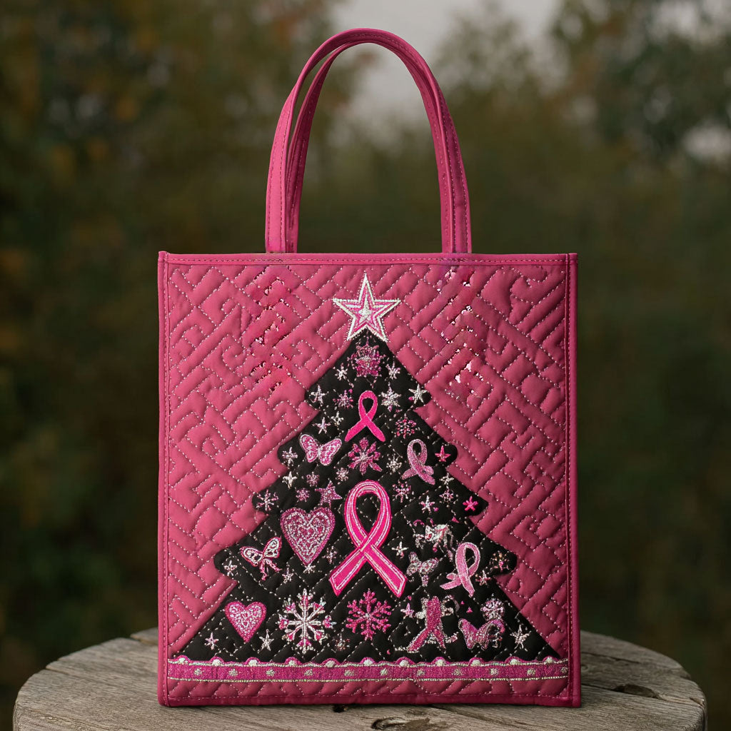 Eternal Christmas Tree Star WN0410028CL Quilted Tote Bag