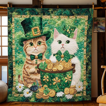 Emerald Cat Luck WN1912007CL Quilt