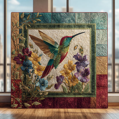 Floral Hummingbird CW2208041CL Quilt