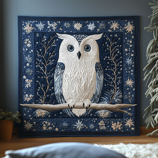 Chubby Winter Owl XK1709003CL Quilt