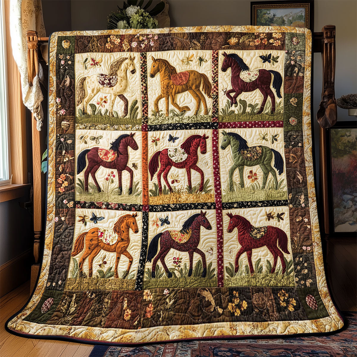 Pastoral Gallop WJ0301010CL Quilt