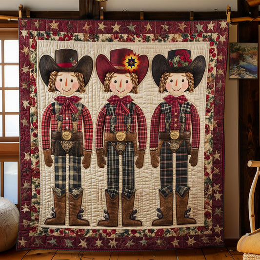 Cowboy Nutcrackers WN2711052CL Quilt