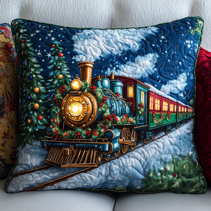 Cozy Christmas Journey CW0110059CL Quilt Pillow Case