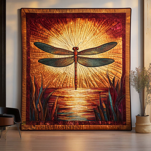 Sunset Dragonfly DH1609009CL Quilt
