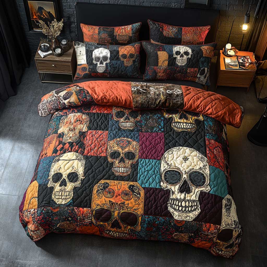 Vortex Skull WN0303035CL Duvet Cover Set