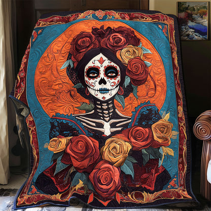 Skull Day Of The Dead WX0805033CL Quilt
