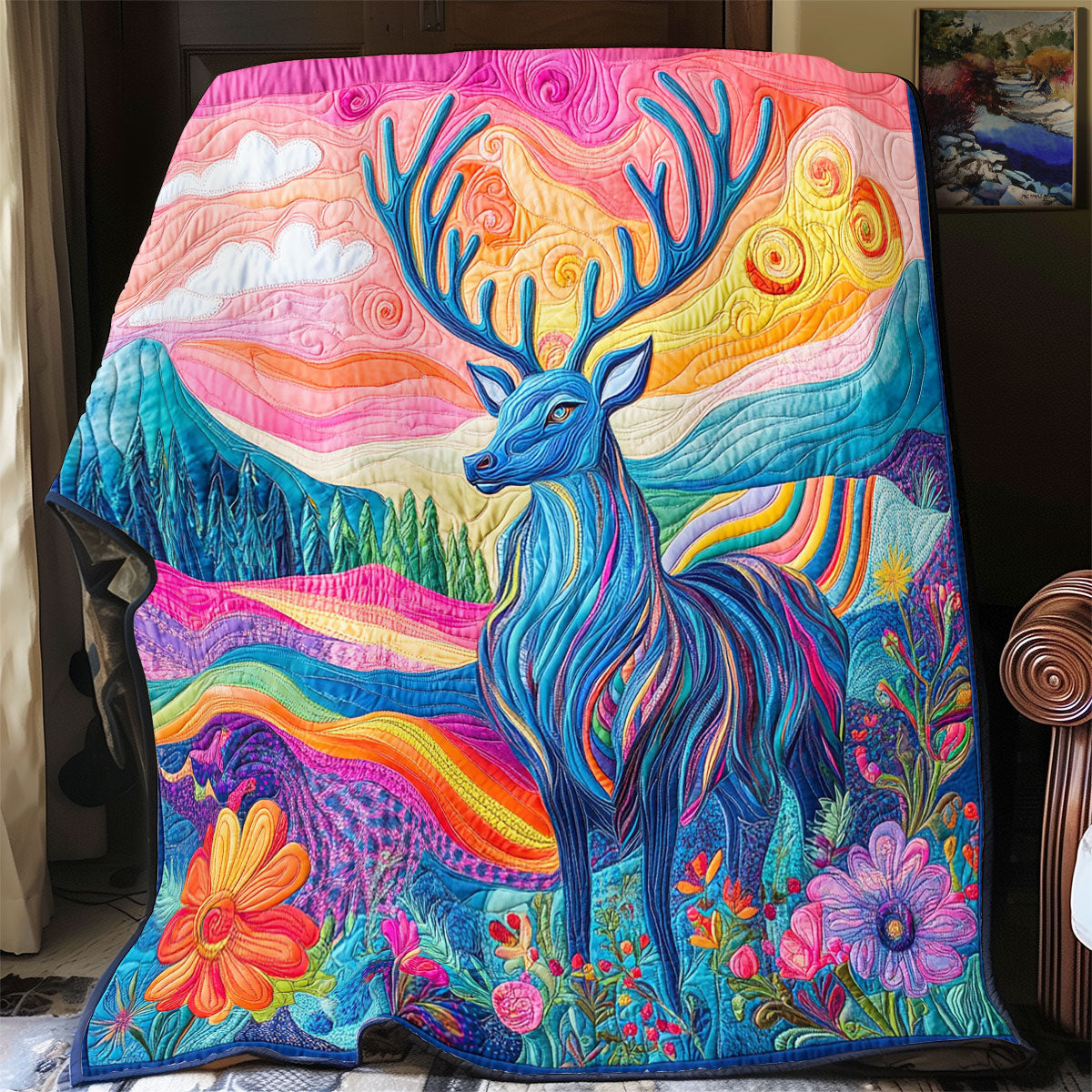 Majestic Deer WX0805024CL Quilt