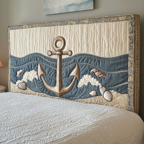 Stillsea Anchor WN0501075CL Quilted Headboard Slipcover