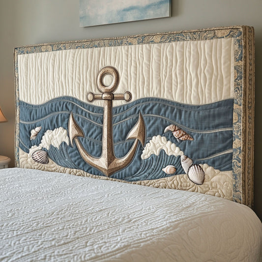 Stillsea Anchor WN0501075CL Quilted Headboard Slipcover