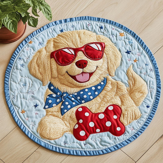 Happy Friend CW1906027CL Quilted Round Mat